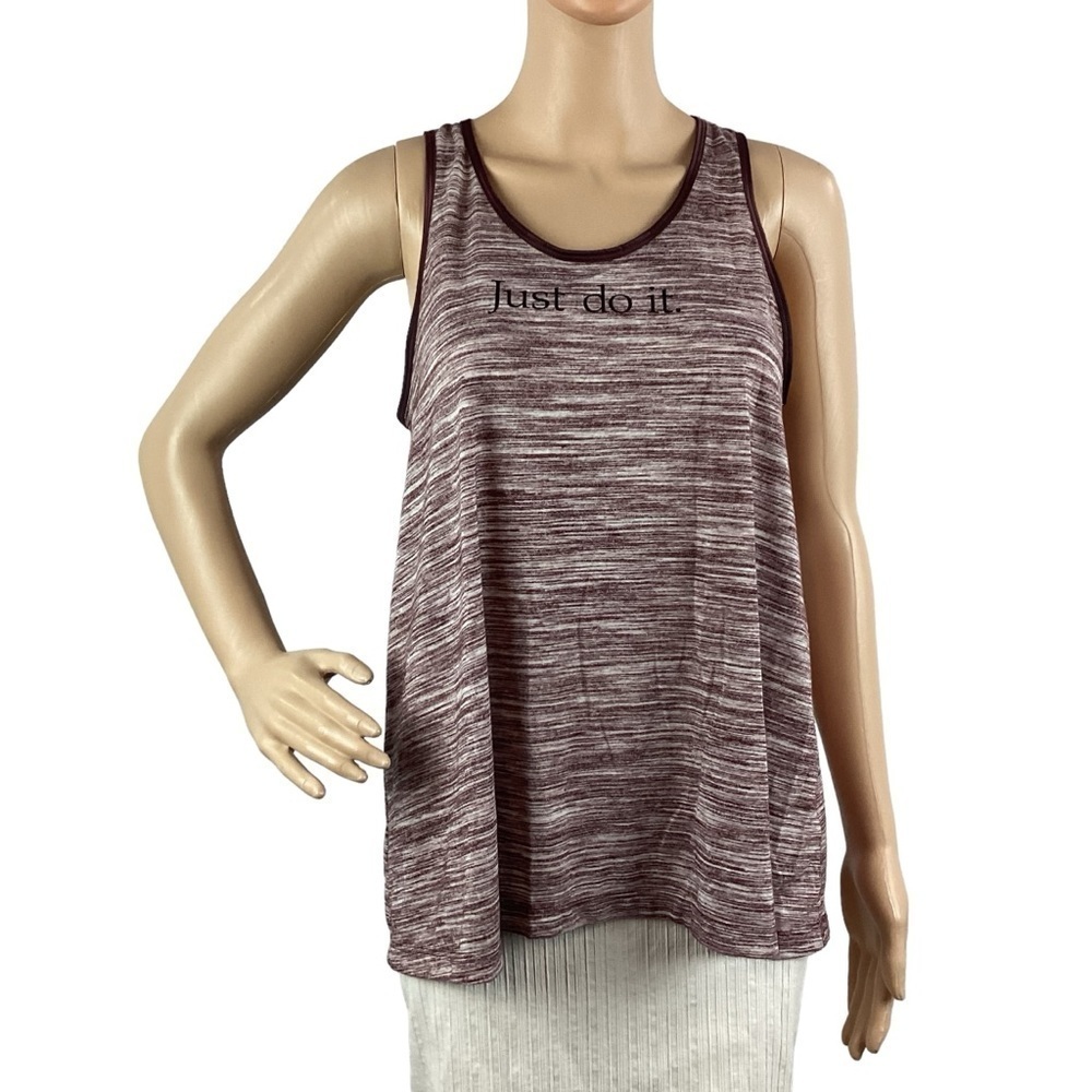 Nike Split Back Just Do It Tank Top Size S Purple